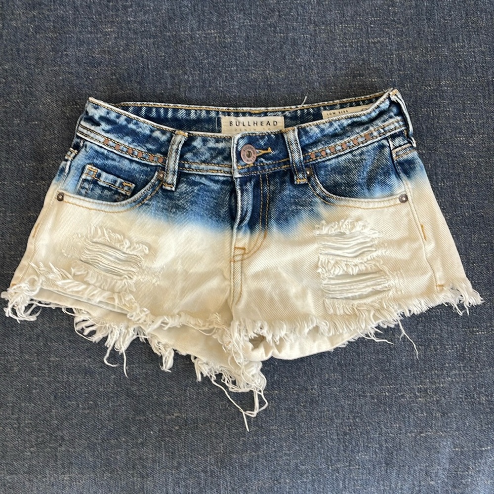 BULLHEAD Denim Co. Distressed Cut-Off Shorts